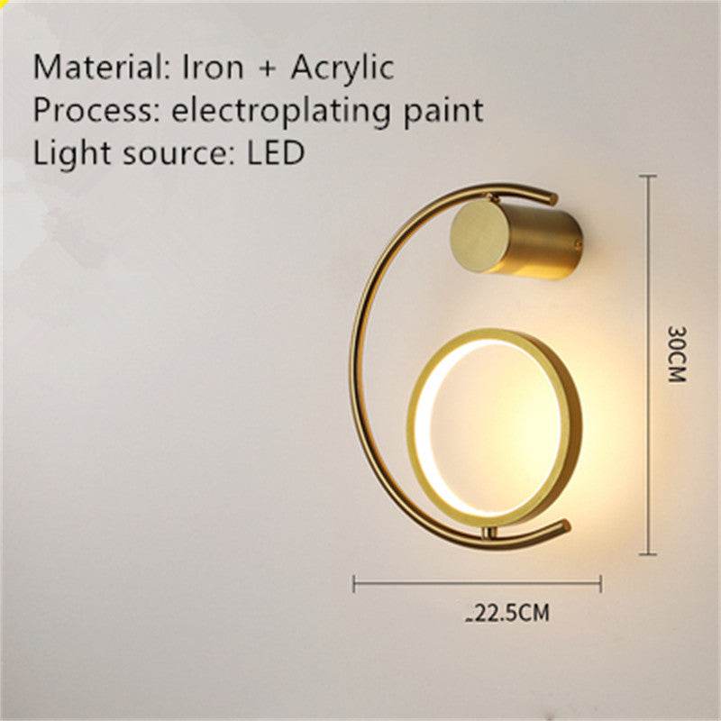 Modern Luxury Wall Lamp - Minimalist LED Sconce, Dimmable Gold/Black Finish, Adjustable Arm, USB Charging Port, Bedroom Reading Light, Living Room Accent Lighting (Warm White 3000K) - Tarteebstudio