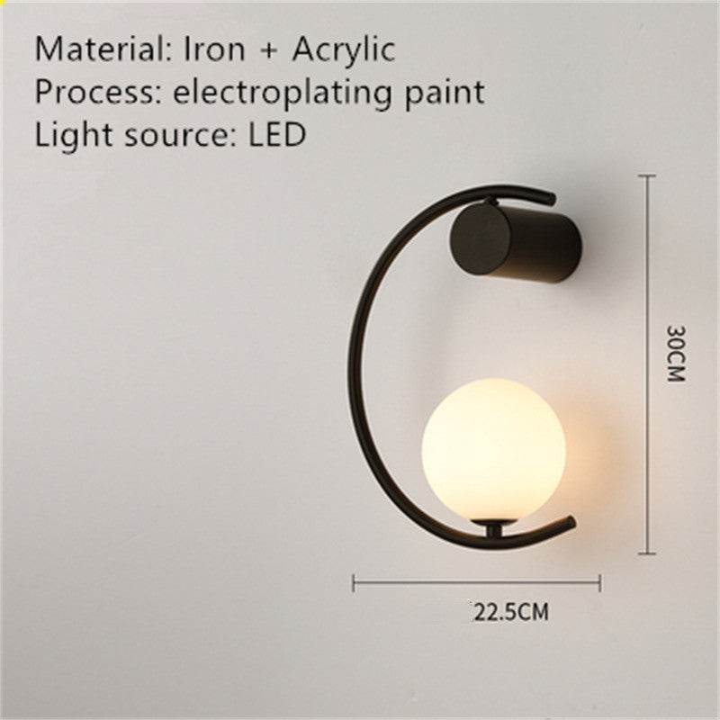 Modern Luxury Wall Lamp - Minimalist LED Sconce, Dimmable Gold/Black Finish, Adjustable Arm, USB Charging Port, Bedroom Reading Light, Living Room Accent Lighting (Warm White 3000K) - Tarteebstudio