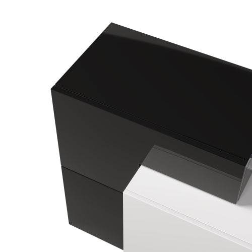 Stilvoller TV-Schrank aus Faserplatten – Moderne HiFi-Anbauwand mit Ablagefächern & Schubladen – Ideal für Wohnzimmer & Heimkino - Tarteebstudio