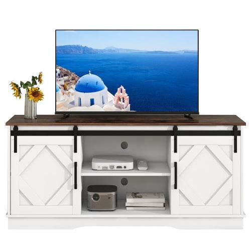 Affordable Particleboard TV Cabinet – Modern MDF Entertainment Unit with Adjustable Shelves & Cable Management – Ideal for Living Room or Home Theater - Tarteebstudio
