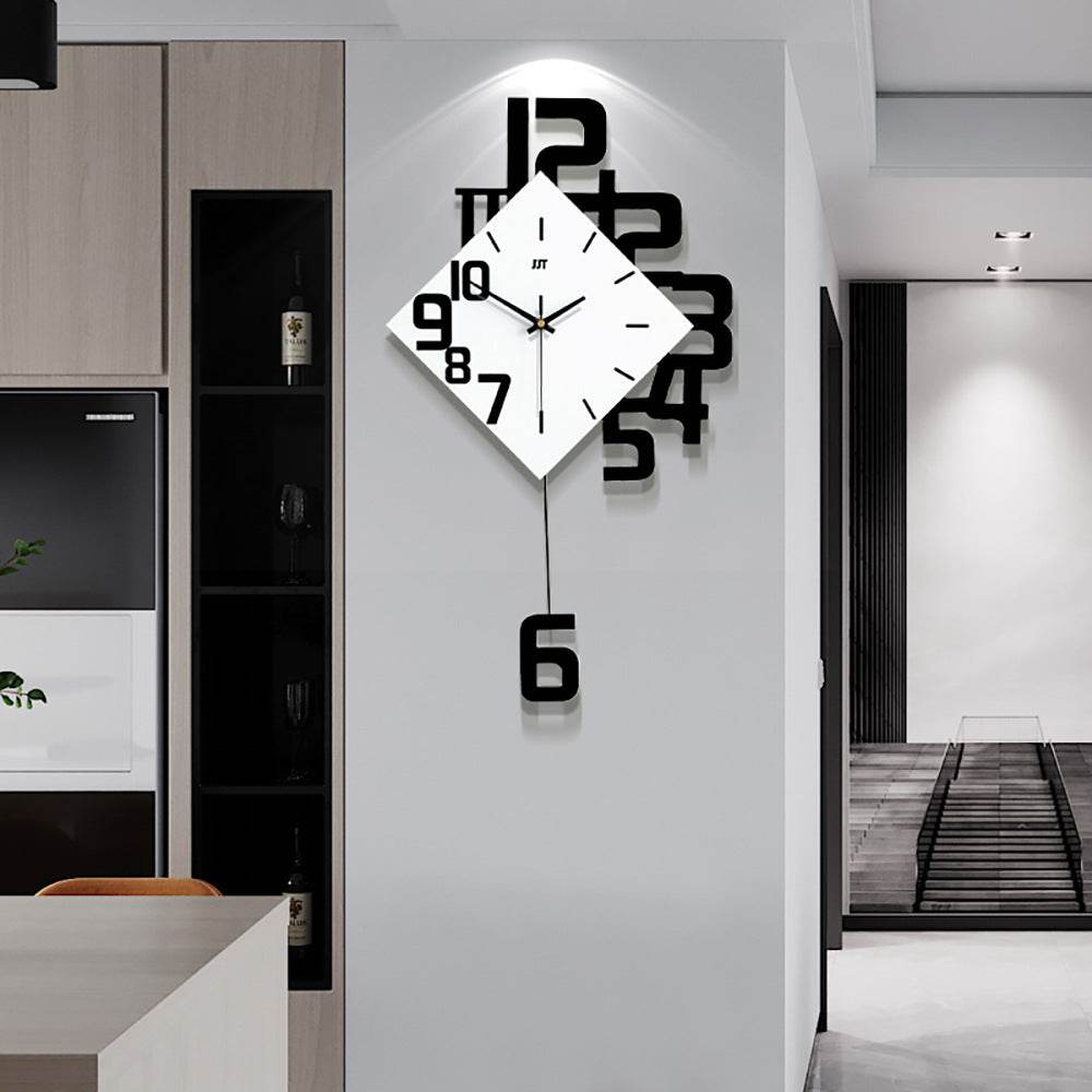 Personalized Wooden Digital Wall Clock – Creative LED Display for Home & Office Decor - Tarteebstudio