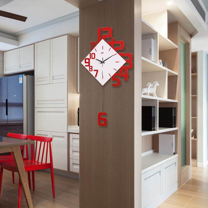 Personalized Wooden Digital Wall Clock – Creative LED Display for Home & Office Decor - Tarteebstudio