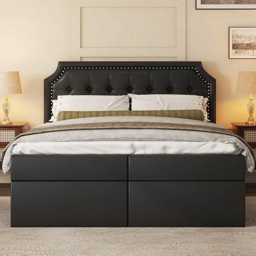 Pu Metal-framed Double Bed - Tarteebstudio