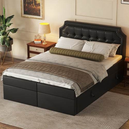 Pu Metal-framed Double Bed - Tarteebstudio