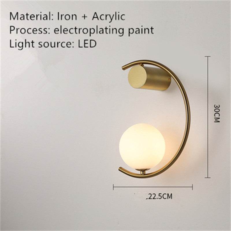 Modern Luxury Wall Lamp - Minimalist LED Sconce, Dimmable Gold/Black Finish, Adjustable Arm, USB Charging Port, Bedroom Reading Light, Living Room Accent Lighting (Warm White 3000K) - Tarteebstudio