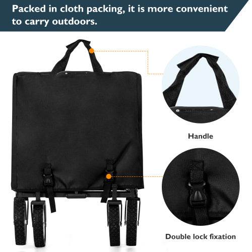Faltbarer Stoffwagen – Leichter Mehrzweckwagen aus Textil mit Rollen – Ideal zum Transport von Lebensmitteln, Spielzeug, Büchern & Einkäufen - Tarteebstudio