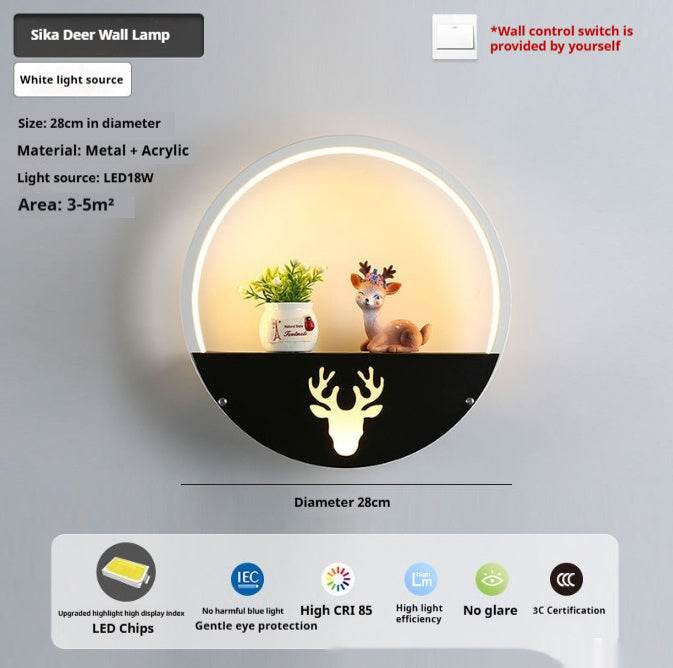 Modern Minimalist LED Wall Light – Creative Bedside Lamp for Bedroom & Reading Nook - Tarteebstudio