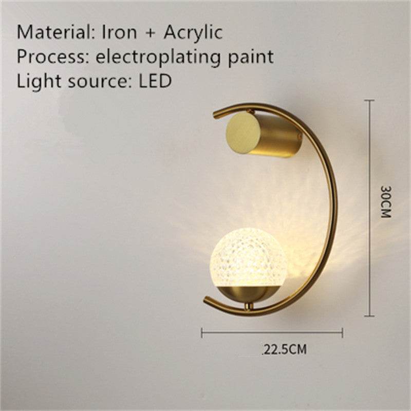 Modern Luxury Wall Lamp - Minimalist LED Sconce, Dimmable Gold/Black Finish, Adjustable Arm, USB Charging Port, Bedroom Reading Light, Living Room Accent Lighting (Warm White 3000K) - Tarteebstudio
