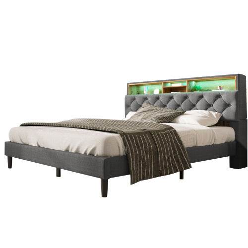 Massivholz-Bettgestell 140x200 cm – Naturbelassenes Holzbett ohne Boxspring | Stabiler Bettrahmen aus Eiche, Buche oder Kiefer – Ideal für Schlafzimmer & Gästezimmer - Tarteebstudio