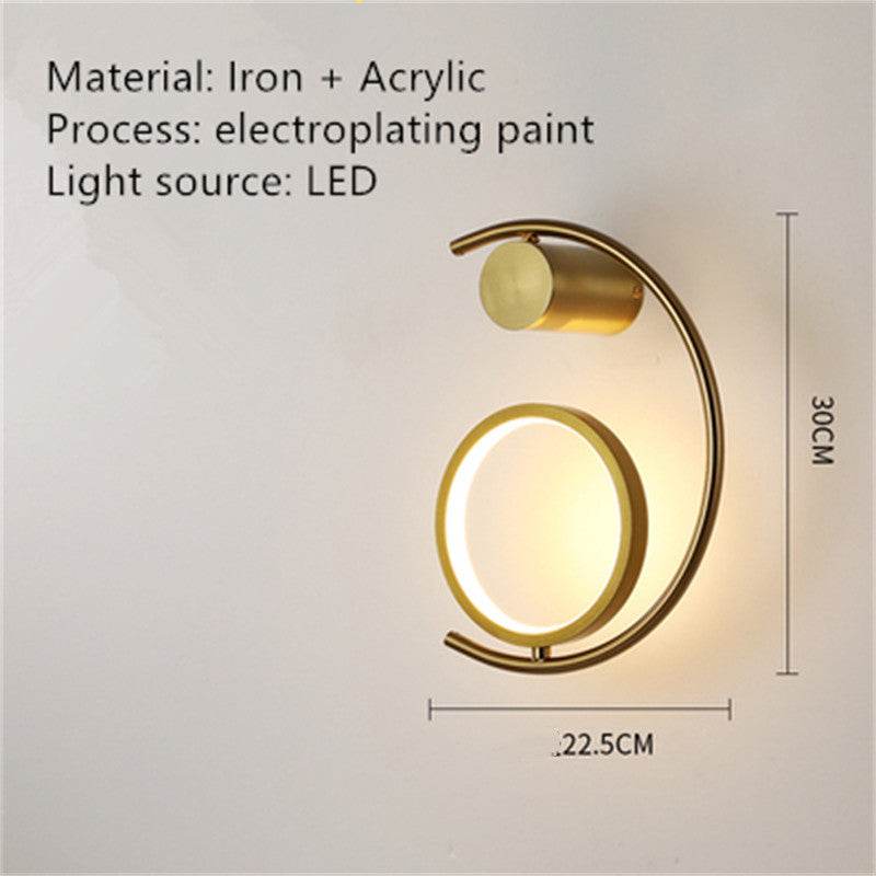 Modern Luxury Wall Lamp - Minimalist LED Sconce, Dimmable Gold/Black Finish, Adjustable Arm, USB Charging Port, Bedroom Reading Light, Living Room Accent Lighting (Warm White 3000K) - Tarteebstudio