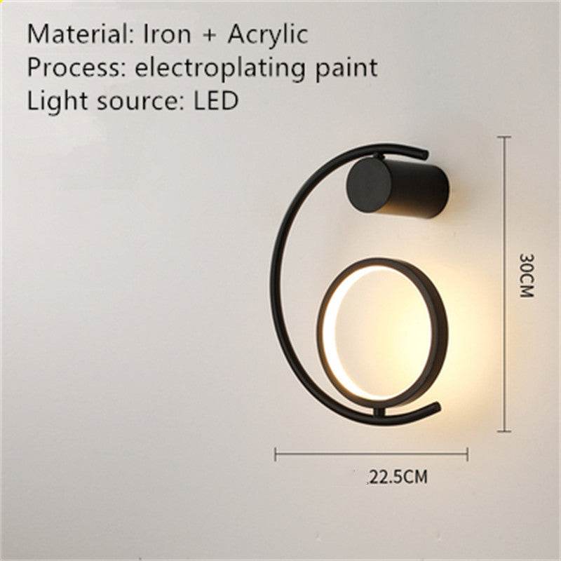 Modern Luxury Wall Lamp - Minimalist LED Sconce, Dimmable Gold/Black Finish, Adjustable Arm, USB Charging Port, Bedroom Reading Light, Living Room Accent Lighting (Warm White 3000K) - Tarteebstudio