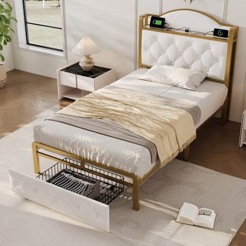 Lattenrost mit stabilem Metallgestell – Verstellbarer Federholzrahmen für 90x200 bis 180x200 cm | Ideal für gesunden Schlaf, Boxspring, Doppelbett oder Einzelbett - Tarteebstudio