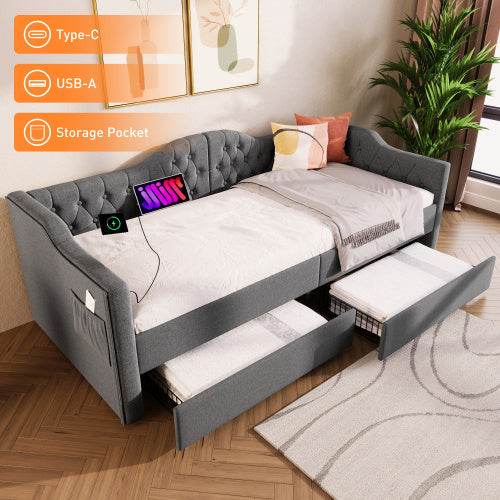Weiches Kissen-Schlafsofa – Bequemes Sofa mit Schlaffunktion & extra Polsterung | Ideal als Gästebett, Wohnzimmersofa oder Relaxsessel im modernen Design - Tarteebstudio