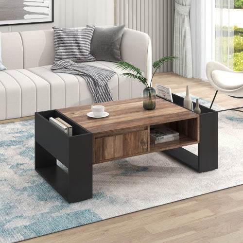 Massiver Couchtisch aus Holz – Naturbelassener Beistelltisch in Eiche, Kiefer oder Akazie – Stylischer Wohnzimmer-Tisch mit rustikalem oder modernem Design - Tarteebstudio