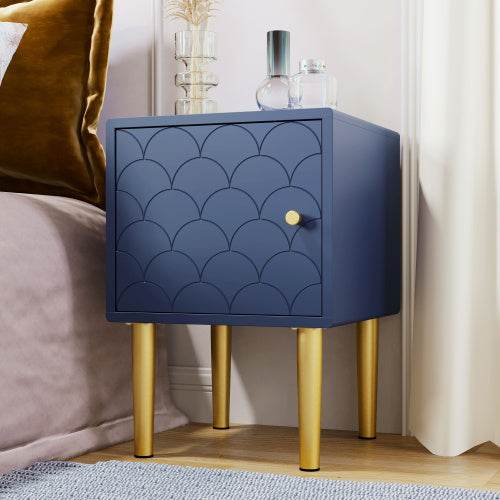 Handcrafted Solid Wood Bedside Table – Natural Oak/Nut/Beech Nightstand with Drawer or Open Shelf – Minimalist Bedroom Furniture for Storage & Lamp - Tarteebstudio