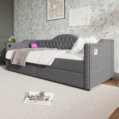 Weiches Kissen-Schlafsofa – Bequemes Sofa mit Schlaffunktion & extra Polsterung | Ideal als Gästebett, Wohnzimmersofa oder Relaxsessel im modernen Design - Tarteebstudio