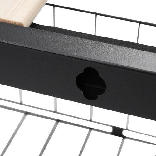 Wooden Storage Bed Frame with Underbed Storage – Solid Wood Single Bed Frame (90x200 cm) – Natural Finish Platform Bed with Lattice Base & No Box Spring Needed - Tarteebstudio