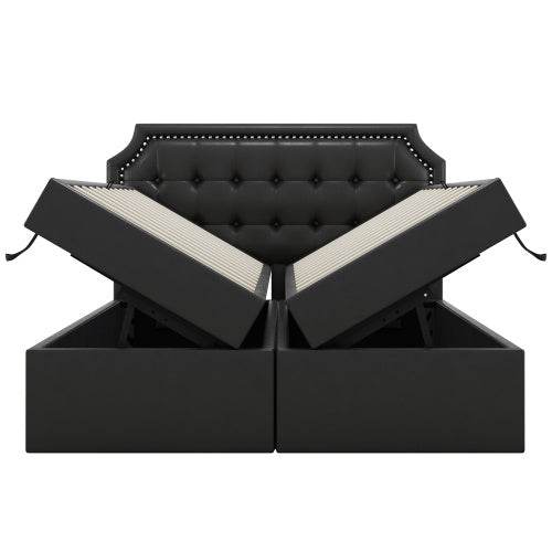 Pu Metal-framed Double Bed - Tarteebstudio