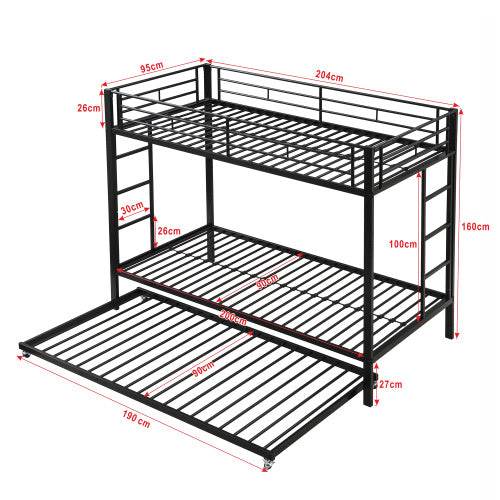 Heavy-Duty Metal Bunk Beds – Space-Saving Loft Bed for Kids, Teens & Adults – Durable Steel Frame Twin Over Twin or Full Over Full Bed - Tarteebstudio