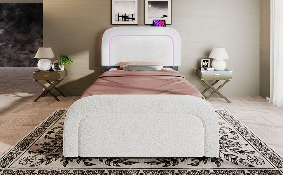 Solid Wood Bed Frame Without Mattress – Queen/King Size Natural Wooden Bed Base with Slats – Sturdy Platform Bed Frame for Any Bedroom Style - Tarteebstudio