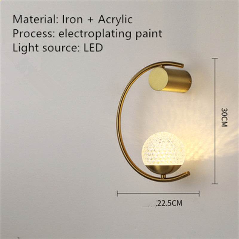 Modern Luxury Wall Lamp - Minimalist LED Sconce, Dimmable Gold/Black Finish, Adjustable Arm, USB Charging Port, Bedroom Reading Light, Living Room Accent Lighting (Warm White 3000K) - Tarteebstudio