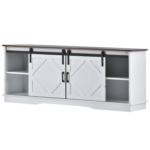 Affordable Particleboard TV Cabinet – Modern MDF Entertainment Unit with Adjustable Shelves & Cable Management – Ideal for Living Room or Home Theater - Tarteebstudio