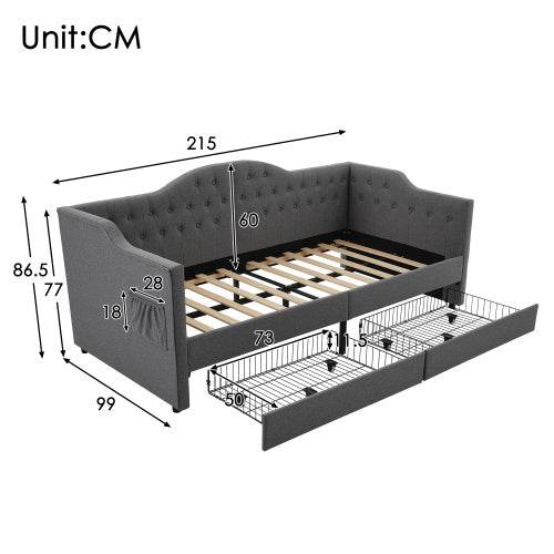 Weiches Kissen-Schlafsofa – Bequemes Sofa mit Schlaffunktion & extra Polsterung | Ideal als Gästebett, Wohnzimmersofa oder Relaxsessel im modernen Design - Tarteebstudio