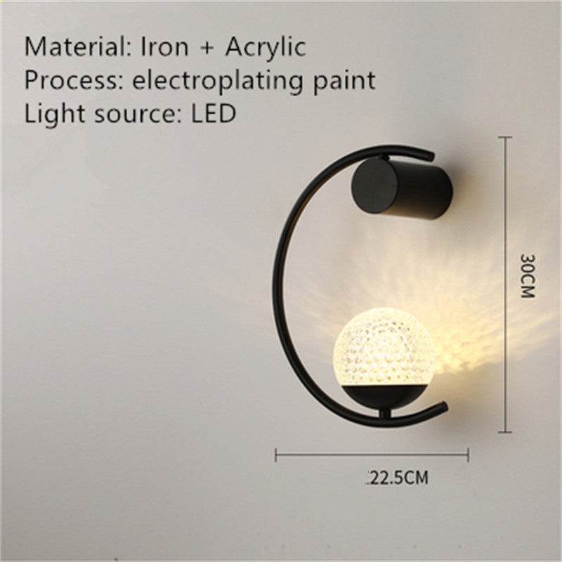 Modern Luxury Wall Lamp - Minimalist LED Sconce, Dimmable Gold/Black Finish, Adjustable Arm, USB Charging Port, Bedroom Reading Light, Living Room Accent Lighting (Warm White 3000K) - Tarteebstudio
