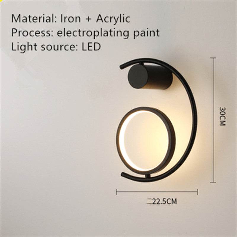 Modern Luxury Wall Lamp - Minimalist LED Sconce, Dimmable Gold/Black Finish, Adjustable Arm, USB Charging Port, Bedroom Reading Light, Living Room Accent Lighting (Warm White 3000K) - Tarteebstudio