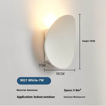 Modern Minimalist Outdoor Wall Lamp – Waterproof LED Light for Patio, Garden & Entryway - Tarteebstudio