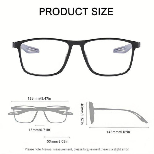 Ultra-Light TR90 Anti-Blue Light Glasses – Comfortable, Anti-Skid Reading & Sports Eyewear for Eye Protection - Tarteebstudio