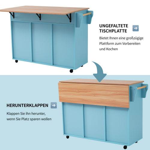 Space-Saving Fibreboard Dining Cart with Folding Tabletop & Bookcase – Multi-Functional MDF Serving Trolley, Sideboard or Room Divider for Home Office, Kitchen or Living Room - Tarteebstudio