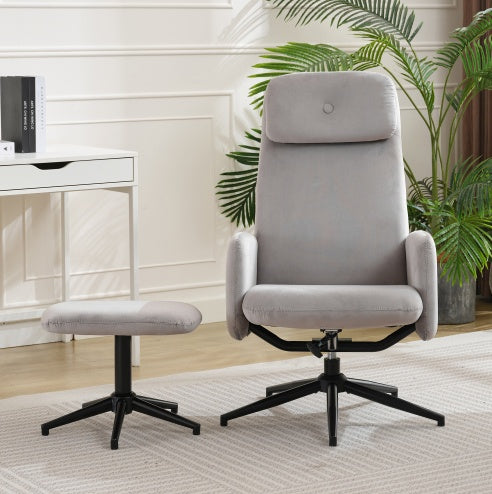 Eleganter Bürostuhl aus Samt – Luxueus design voor stijlvolle Arbeiten