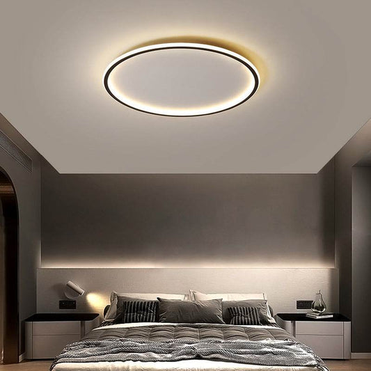 Modern LED Ceiling Light – Minimalist Round Fixture for Bedrooms, Living Rooms & Hallways - Tarteebstudio