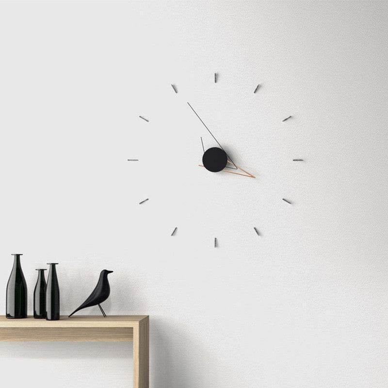 Modern Minimalist Nordic Wall Clock – Silent Decorative Clock for Living Room & Home Art - Tarteebstudio