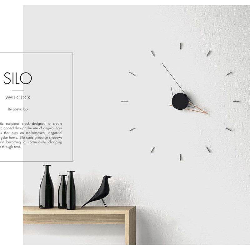 Modern Minimalist Nordic Wall Clock – Silent Decorative Clock for Living Room & Home Art - Tarteebstudio