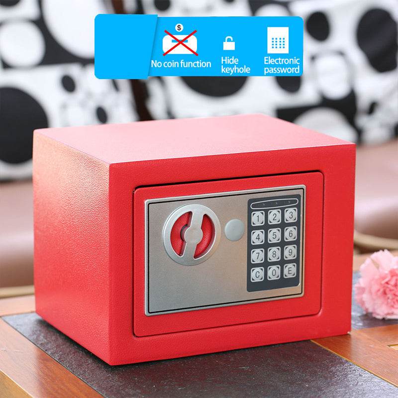 Mini Safe with Password – Digital Lock Security Box for Office, Home or Travel – Compact Keyless Safe for Documents, Cash, Jewelry & Valuables - Tarteebstudio