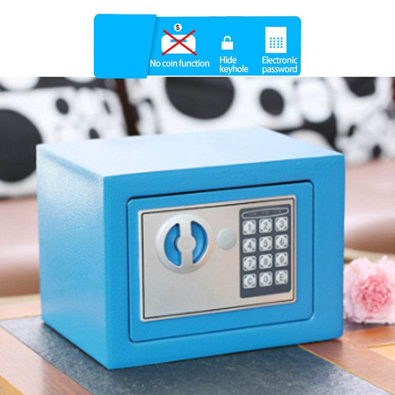 Mini Safe with Password – Digital Lock Security Box for Office, Home or Travel – Compact Keyless Safe for Documents, Cash, Jewelry & Valuables - Tarteebstudio