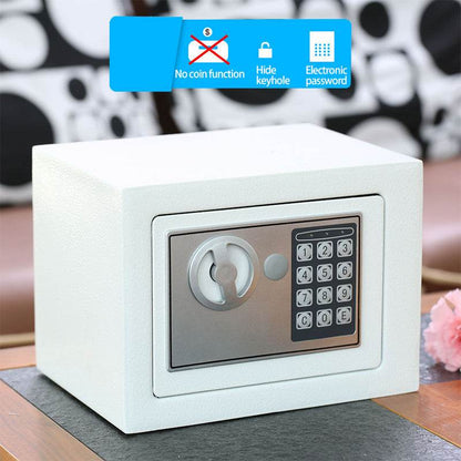 Mini Safe with Password – Digital Lock Security Box for Office, Home or Travel – Compact Keyless Safe for Documents, Cash, Jewelry & Valuables - Tarteebstudio