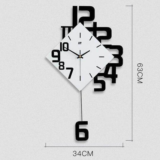 Personalized Wooden Digital Wall Clock – Creative LED Display for Home & Office Decor - Tarteebstudio