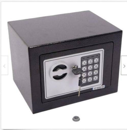 Mini Safe with Password – Digital Lock Security Box for Office, Home or Travel – Compact Keyless Safe for Documents, Cash, Jewelry & Valuables - Tarteebstudio