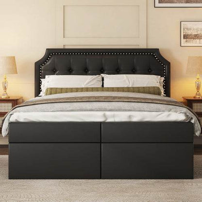 Pu Metal-framed Double Bed - Tarteebstudio