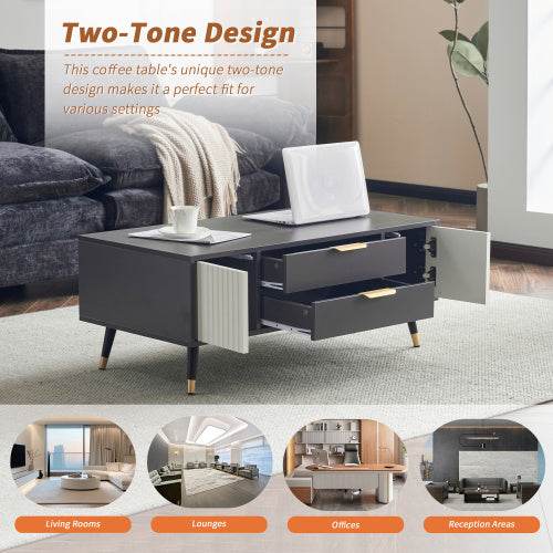 Affordable Particleboard Coffee Table – Modern MDF Living Room Table with Sturdy Design – Available in Multiple Colors & Sizes - Tarteebstudio