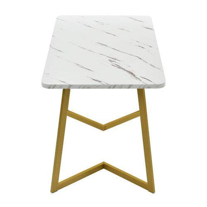Affordable Fibreboard Dining Table Set – Modern Kitchen & Dining Room Table with 4 or 6 Chairs – MDF Table & Chairs for Home & Office Use - Tarteebstudio