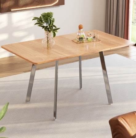 Modern Minimalist Fiberboard Dining Table – Sleek MDF Kitchen & Dining Table in Various Sizes – Space-Saving Design for Small & Large Rooms - Tarteebstudio