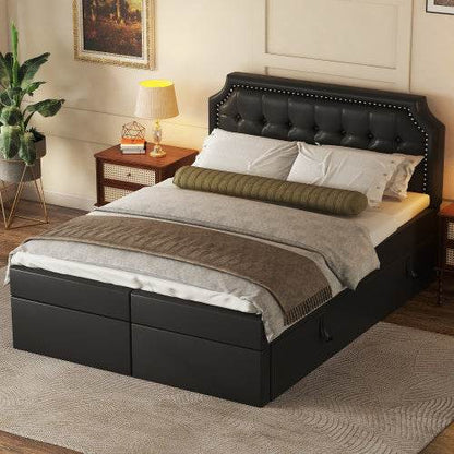 Pu Metal-framed Double Bed - Tarteebstudio
