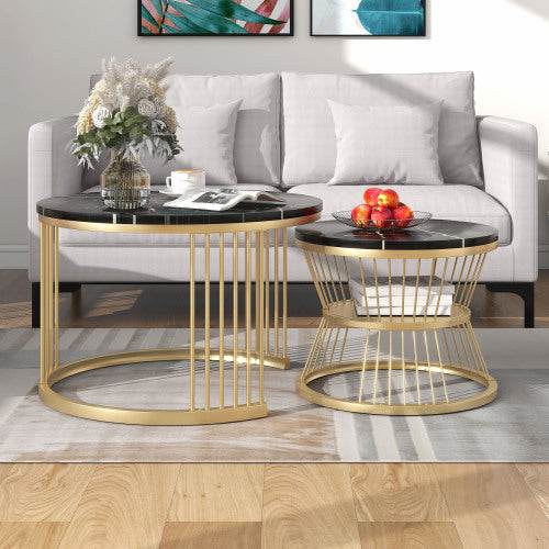 Modern Fiberboard Coffee Table – Affordable MDF Living Room Table with Sturdy Design – Space-Saving Beistelltisch in Various Finishes & Sizes - Tarteebstudio