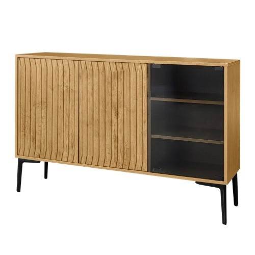Badezimmerschrank aus Holz & Glas – Moderner Unterschrank, Hochschrank oder Spiegelschrank mit Ablagefächern – Stilvolle Badezimmermöbel im Landhaus- oder Industriedesign - Tarteebstudio