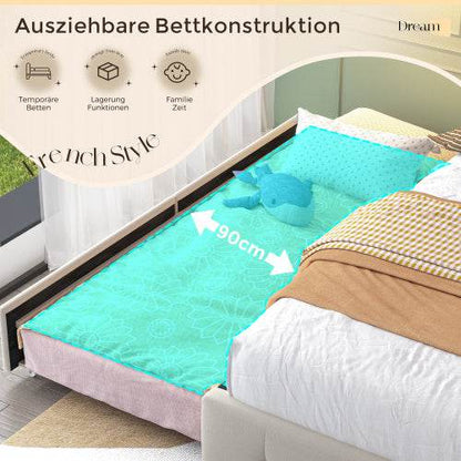 Wood, Metal, Bed Frame - Tarteebstudio