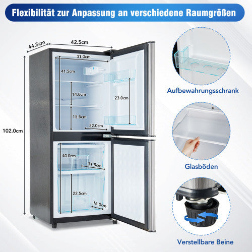 Metall-Kühlschrank – Stylischer Einbauschrank mit Kühlung | Modernes Design für Küche & Büro
